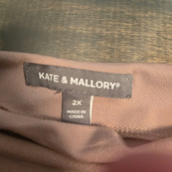 Kate & Mallory Womens 2X NWOT, Tan - CLOSET CLEAN OUT - Great Prices - Picture 4 of 8